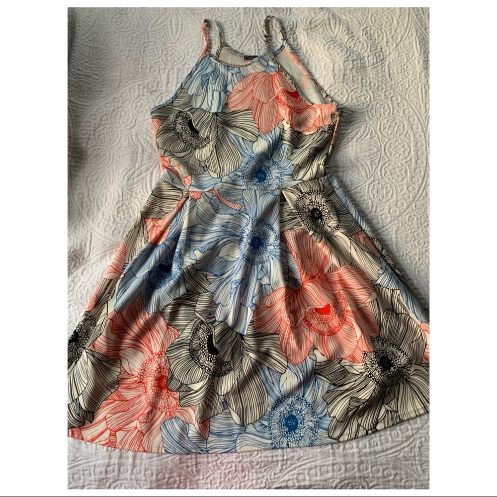 Floral Fit and Flare Dress | Women’s Size Large